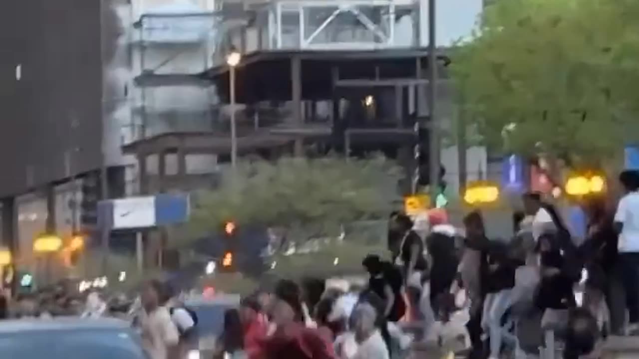 More video from the "teen takeover" of Chicago