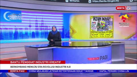 6 OGOS 2022 – BERITA PAGI – BANTU PENGGIAT INDUSTRI KREATIF