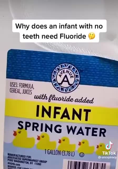 Health - Fluoride Water For Infants?
