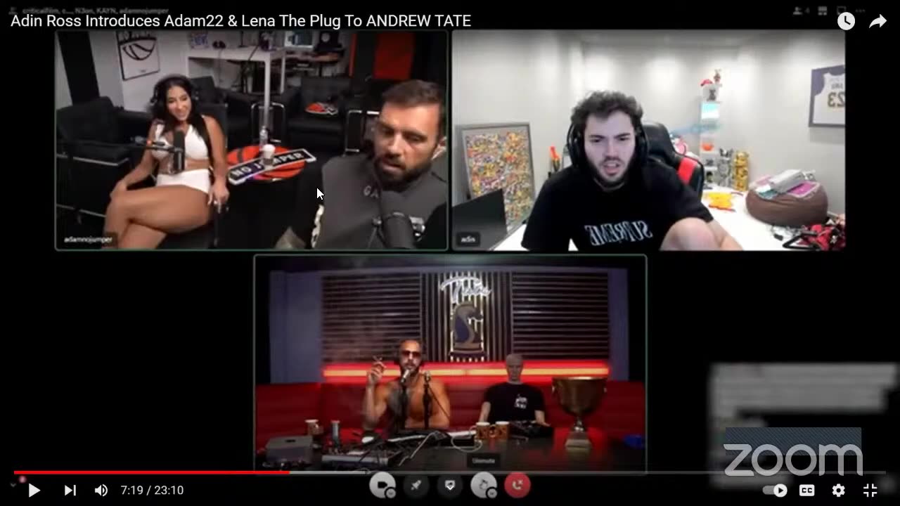 7.19.2023 - GroovyJimmy346 - Lil Jay's situation/Andrew Tate spoke to Adam22 and Choo Choo Train