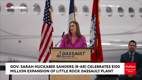 Arkansas Gov. Sarah Huckabee Sanders Celebrates Major Economic Expansion Project