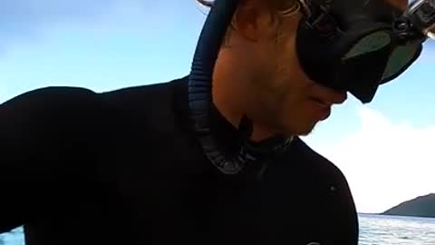 Cleaning Boat Wreckage in hawai