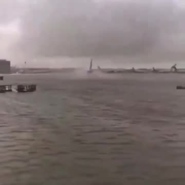 Dubai International Airport was hit by a Torrential Downpour