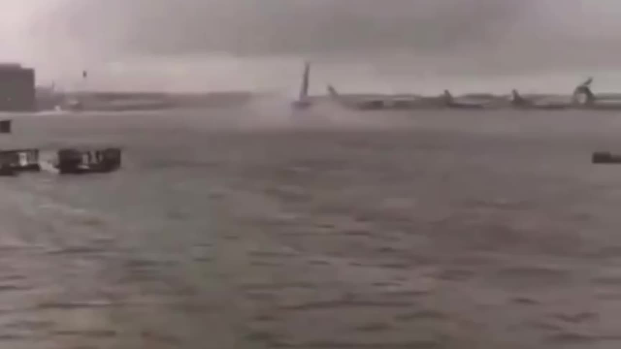 Dubai International Airport was hit by a Torrential Downpour