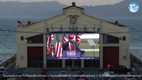 Former President Trump Holds Rally in Freeland, Michigan President Trump in Freeland, MI