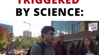 Leftist Triggered By Science