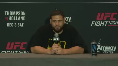 Tai Tuivasa_ 'I am Not Scared of Fighting, That's for Sure' _ UFC Orlando