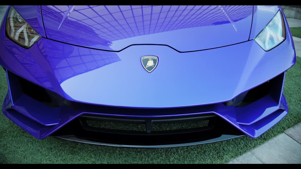 #short video Lamborghini Blue