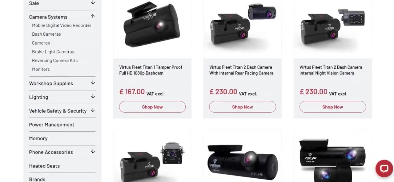 Purchase Virtus Fleet Dash Cam Online