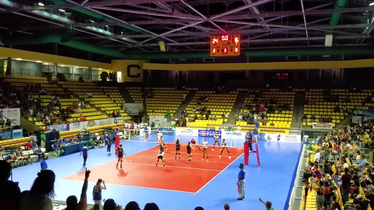 Belize continues its winning ways in Female Volleyball