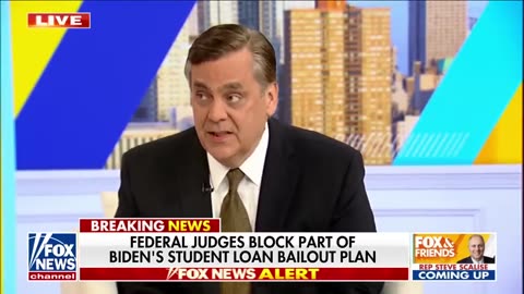 Jonathan Turley: Legal backlash targeting Biden's student loan handout