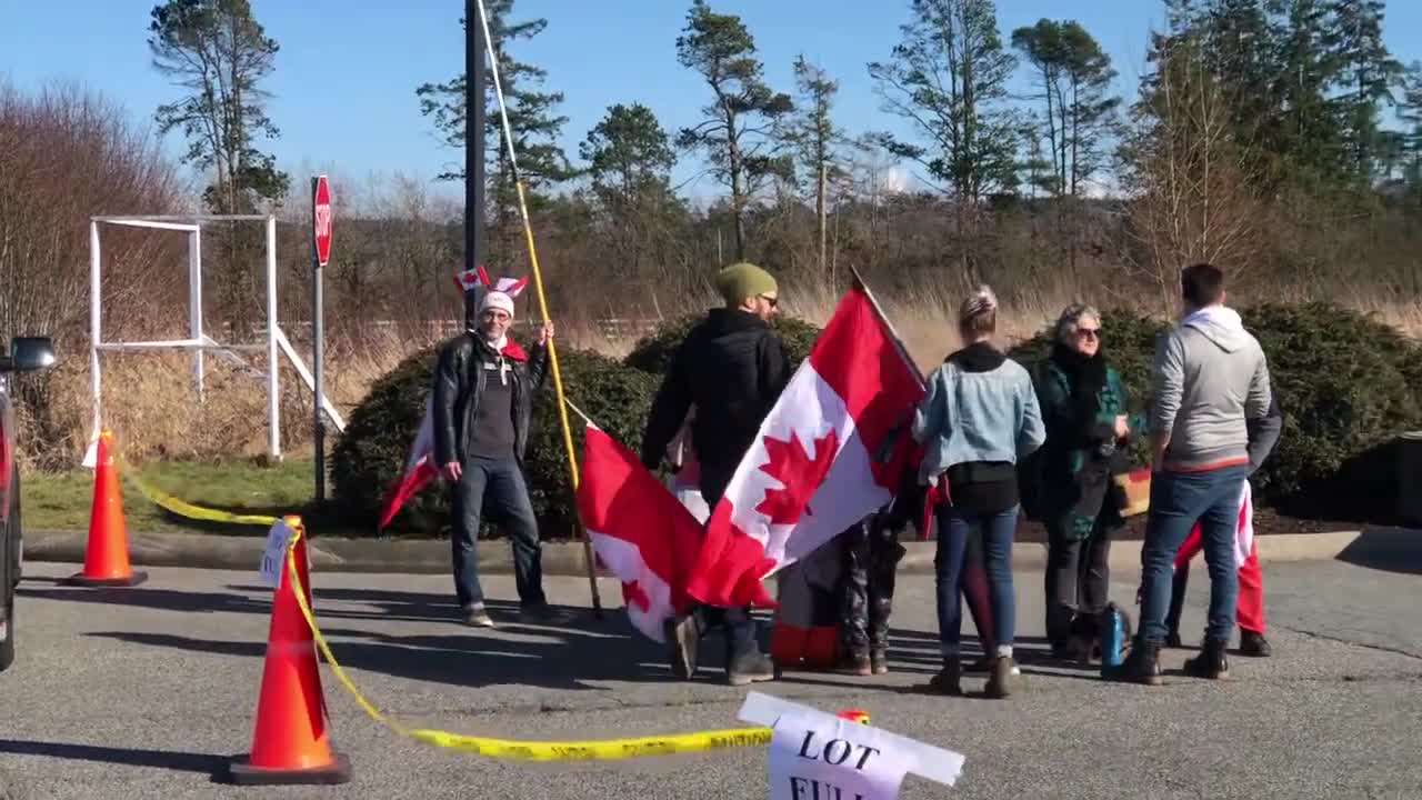 My love with the long flag