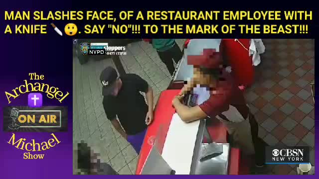 Man uses knife to slash restaurant employees face😲...