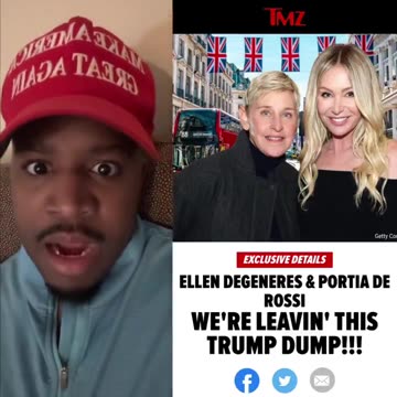 Ellen DeGeneres has fled to England after the Trump victory. What is she running from?