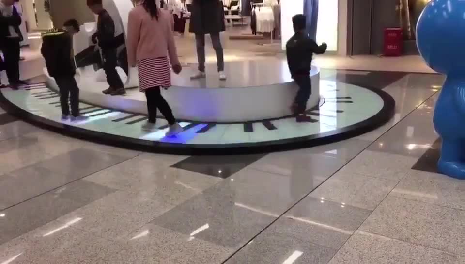 Piano Key Floor at Department Store