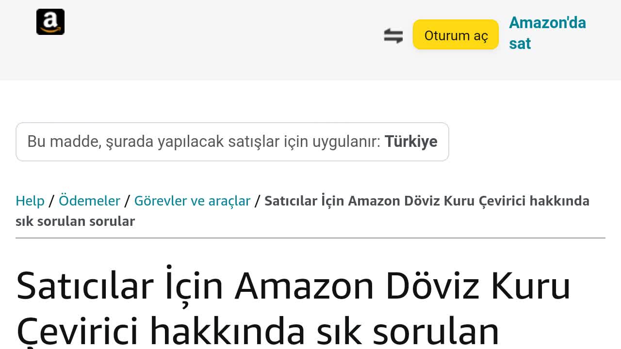 Amazon Para Birimi Değiştirme Nasıl Yapılır_