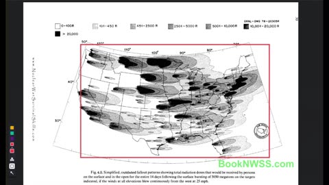 Realities Of The Nuclear Fallout Map, Steven Harris 2022 Revised Edition Nuclear War Survival Skills