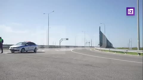 A repair and restoration train is already operating on the Crimea Bridge