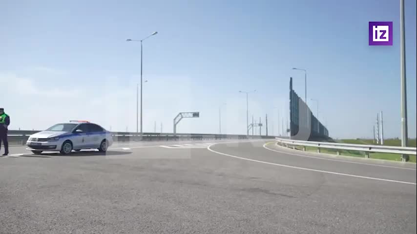 A repair and restoration train is already operating on the Crimea Bridge