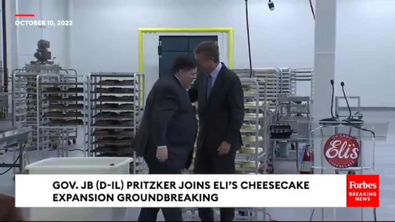 Gov. JB Pritzker Announces Expansion Of Eli's Cheesecake's Chicago Factory