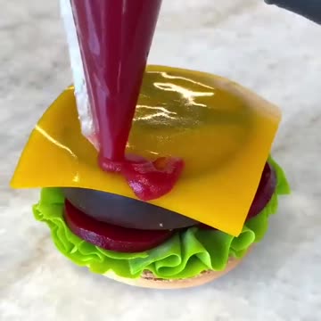 The Sweet Burger! 🍔 Perfect American dessert!