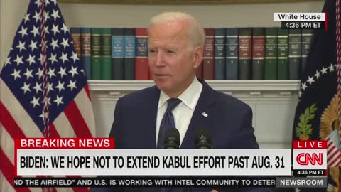 Biden Says Troops Expanded Safe Zone In Kabul