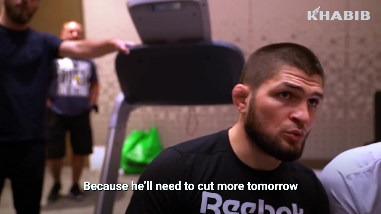 Khabib's Teammates Cutting Weight For UFC 267 [BEHIND THE SCENES]