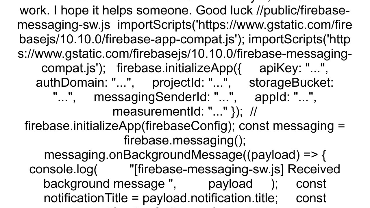 getMessaging failing Uncaught SyntaxError Cannot use import statement outside a module at firebase