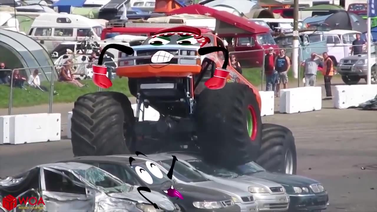 Crazy Monster Truck Freestyle Moments _ Monster Jam highlights 2023_Funny Videos.mp4 #rumble