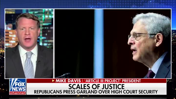 Mike Davis Slams AG Merrick Garland for Politicization of the Department of Justice