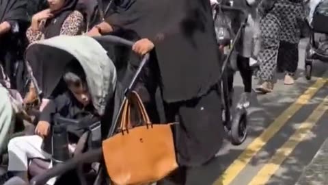 Islamic London where the women and children walk alone because they’re not equal to men.