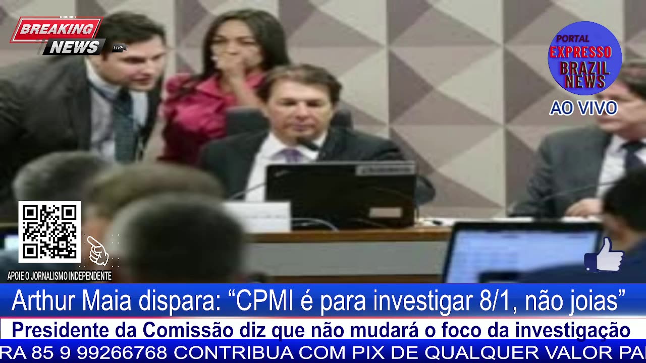 Arthur Maia dispara: “CPMI é para investigar 8/1, não joias”