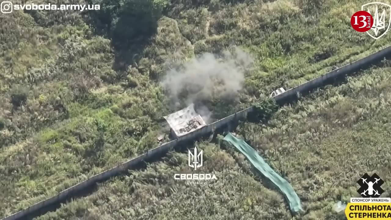 A drone disrupts a soldier's training