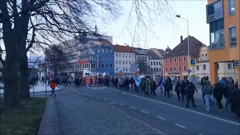 MONTAGSSPAZIERGANG - BAUTZEN, 27 03 2023 - 112. MAHNWACHE, Start und Ankunft, Langversion