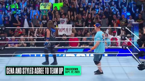 John Cena & LA Knight vs. The Bloodline Road to WWE Fastlane 2023- WWE