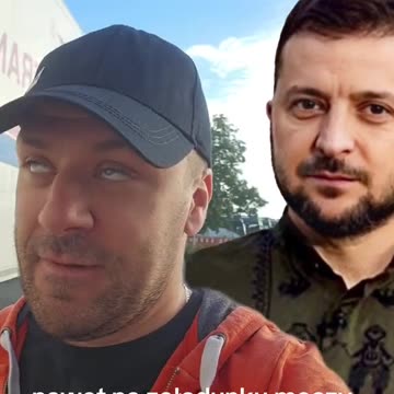 ❗️🤡 "Daj, daj, daj! Proszę, daj mi pieniądze, daj mi czołgi! Dobrze pomóż Ukrainie!"
