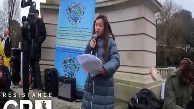 Jasmin's Speech: "We Are Not Your Lab Rats, We Are Your Children"