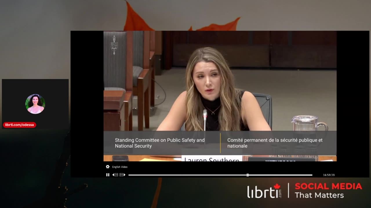 Libertytalkcanada - Lauren Southern in The House of Commons