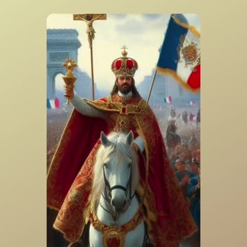 Restauração da Monarquia Francesa - Gerada por Inteligência Artificial