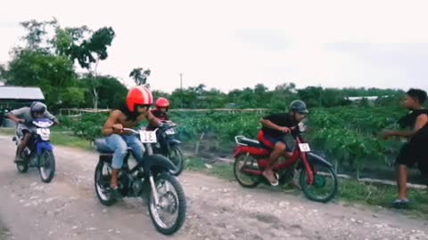 gp motorbike funny video