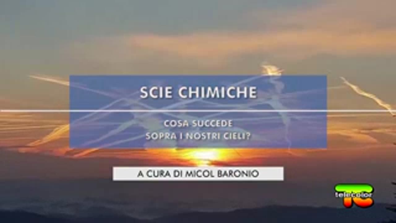 ENTREVISTA EN UNA TELEVISION ITALIANA SOBRE UN PILOTO Y LA VERDAD DE LOS CHENTRAIL.