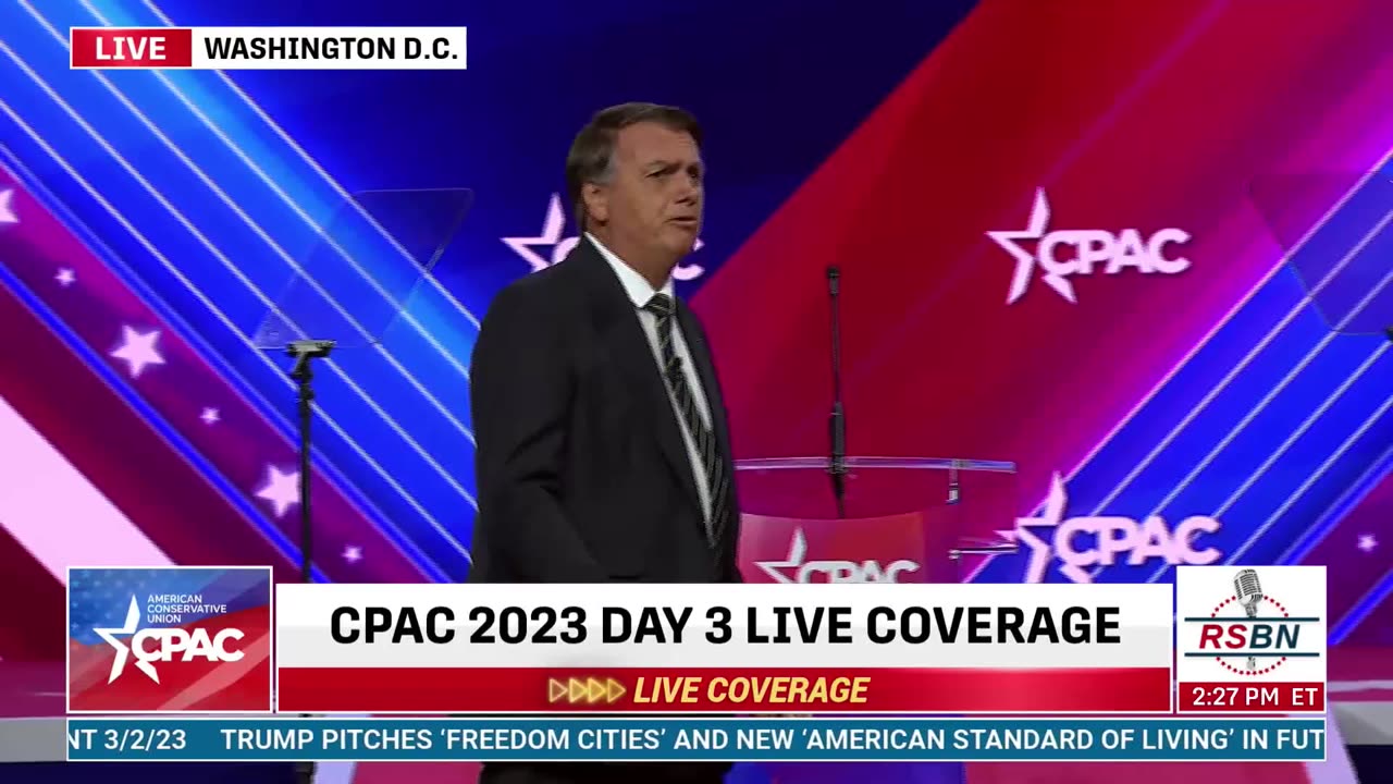 FULL SPEECH: Jair Bolsonaro, 38th President of Brazil - CPAC 2023 Washington D.C. - 3/4/2023