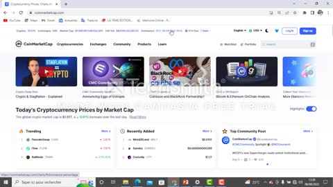 Module 4 : Outils techniques; Segment 1: Coinmarketcap