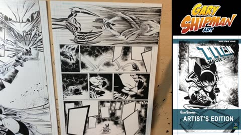 Drawing Stream eps 26 | Making Titan Comic Book Art