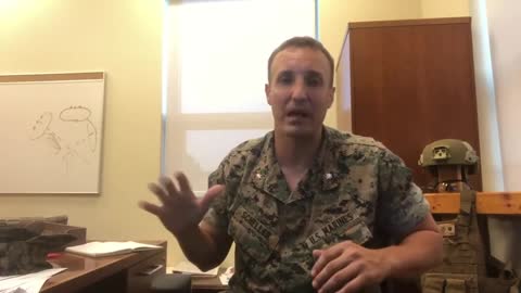 Marine battalion commander Lt. Col. Stuart Scheller does what all others should