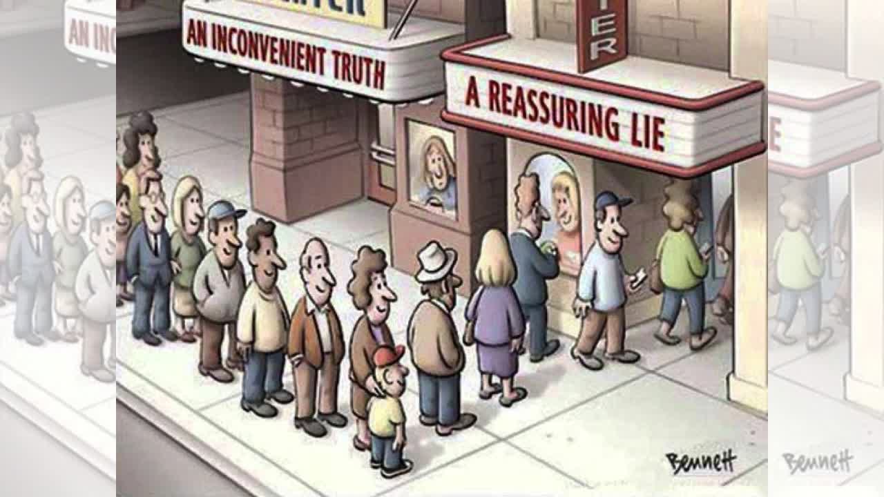 An Inconvenient Truth vs A Reassuring Lie