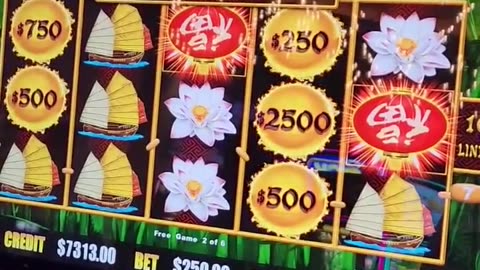 $250-Spin Bonus on Dragon Link in Atlantic City!!!