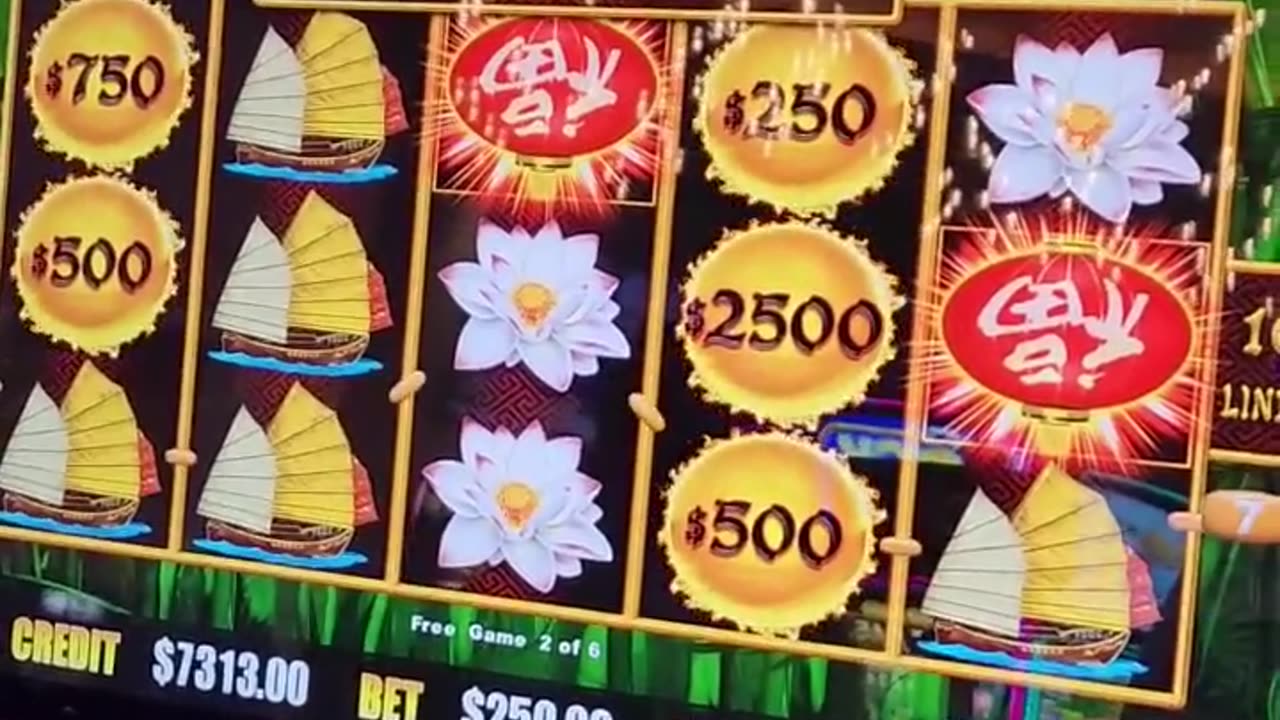$250-Spin Bonus on Dragon Link in Atlantic City!!!