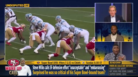 Steve Wilks calls out 49ers defensive effort unacceptable and embarrassing NFL UNDISPUTED