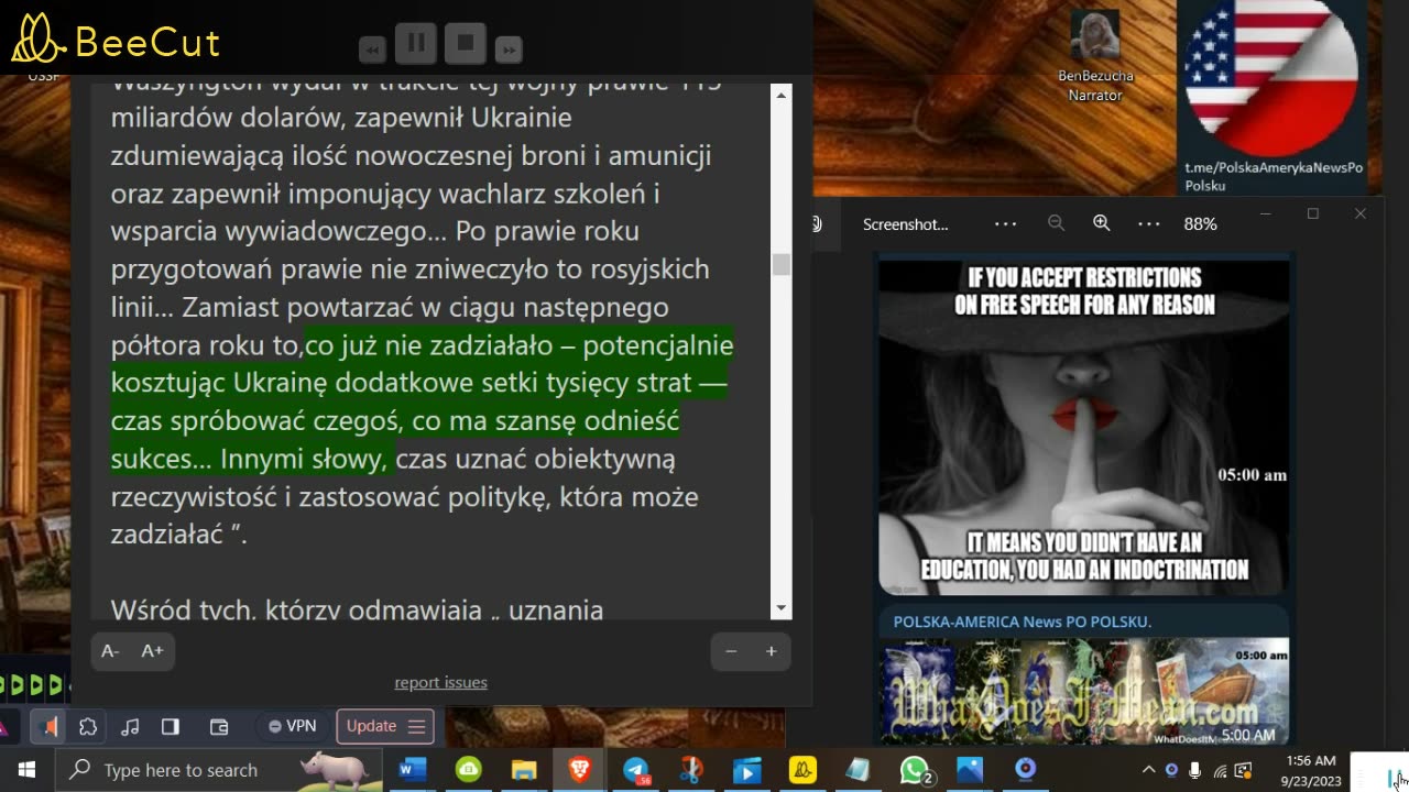 🔴Biały Dom i media muszą podtrzymywać kłamstwo Ukraina Armia bliska buntu🔴